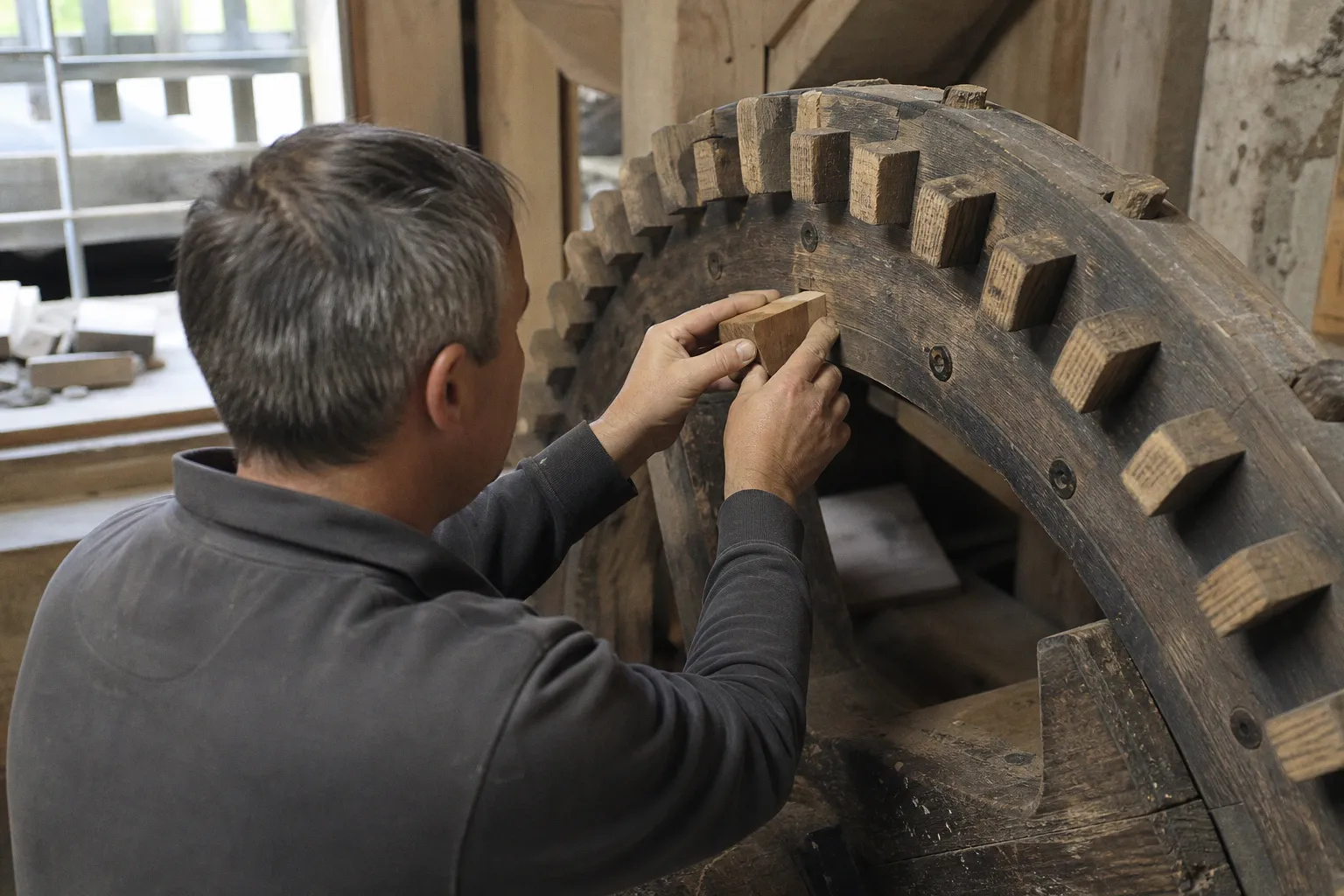 Alluchons de moulin : quelle essence de bois choisir ?