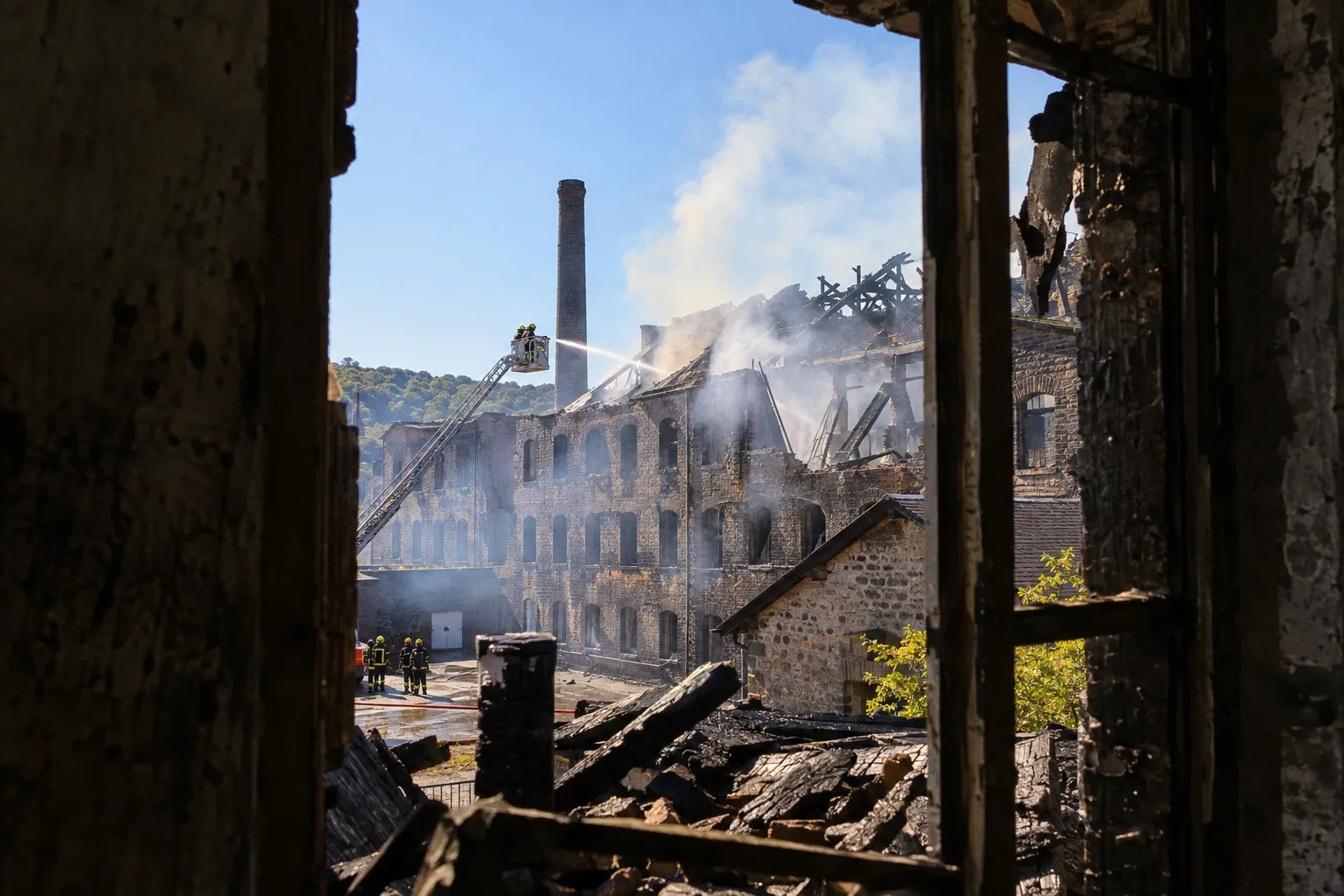 Dalton Mills : le destin tragique d'un joyau industriel victime des flammes