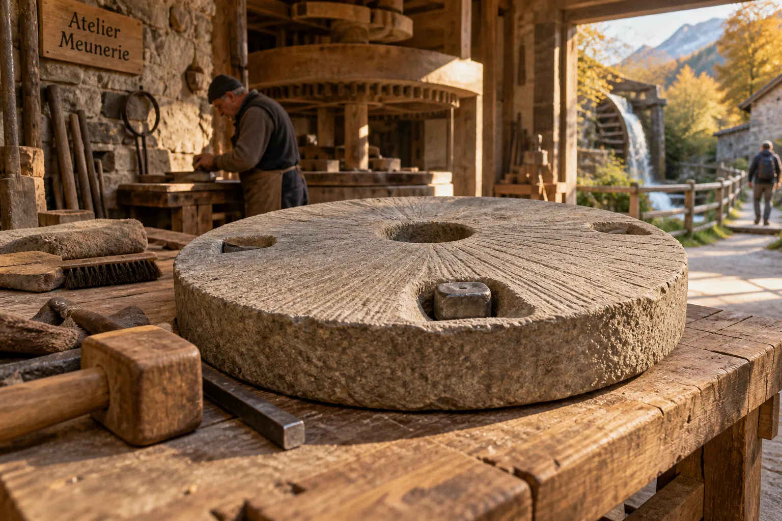 Équilibrage des meules : supprimer les vibrations du moulin