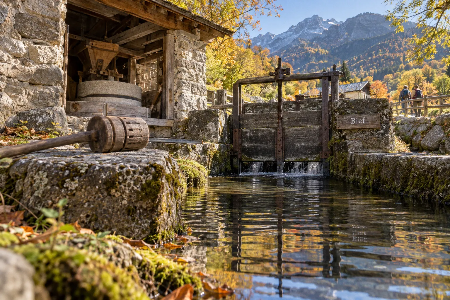 Habillage des meules : redonner du tranchant à la pierre