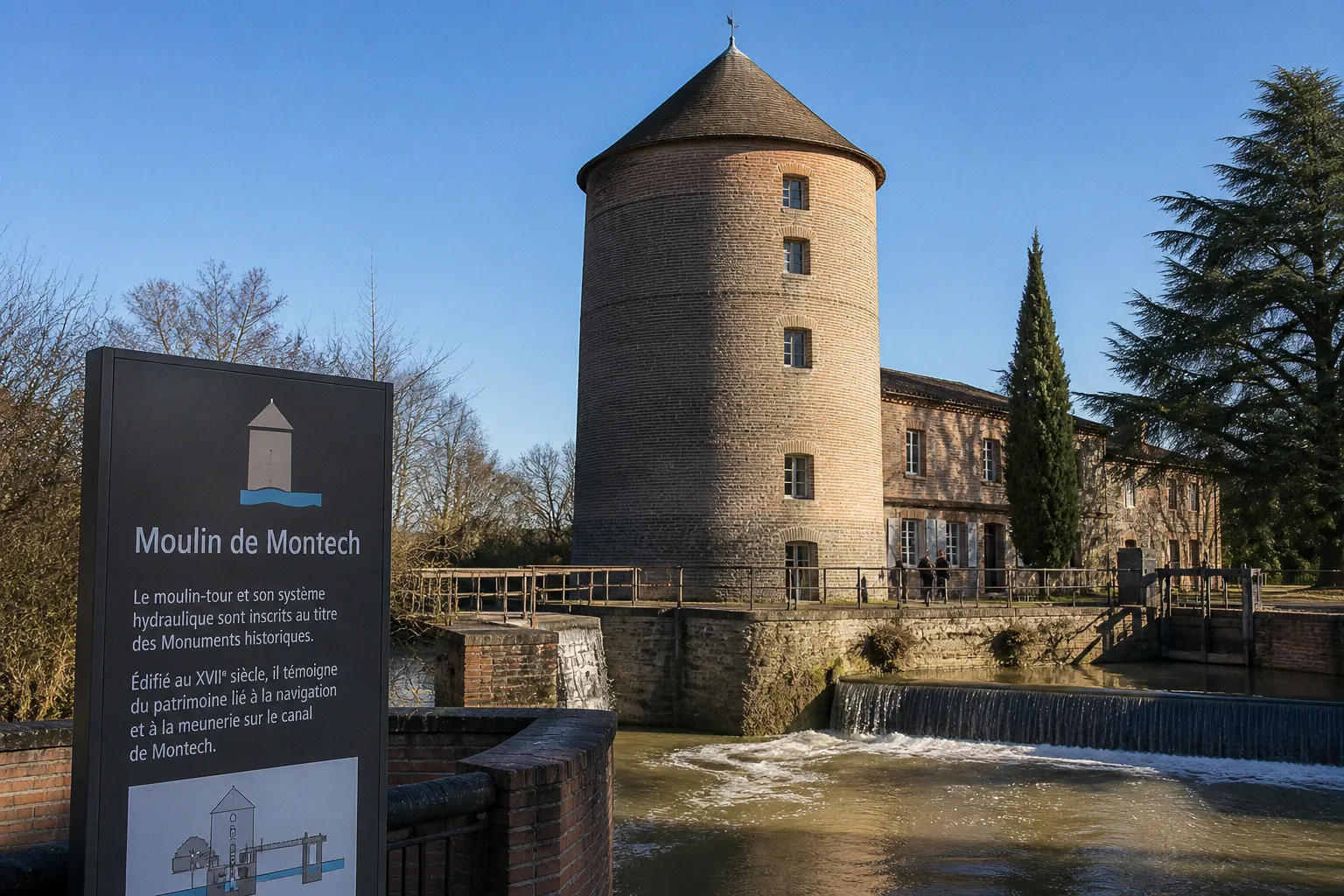 Le moulin de Montech sélectionné par la Mission Patrimoine pour une restauration complète