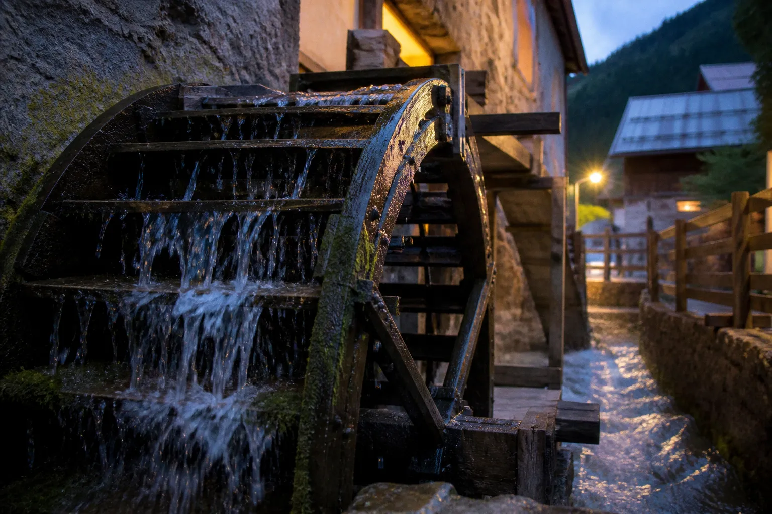 Moulin de Sachas : l'effet de la mise en eau sur la visite