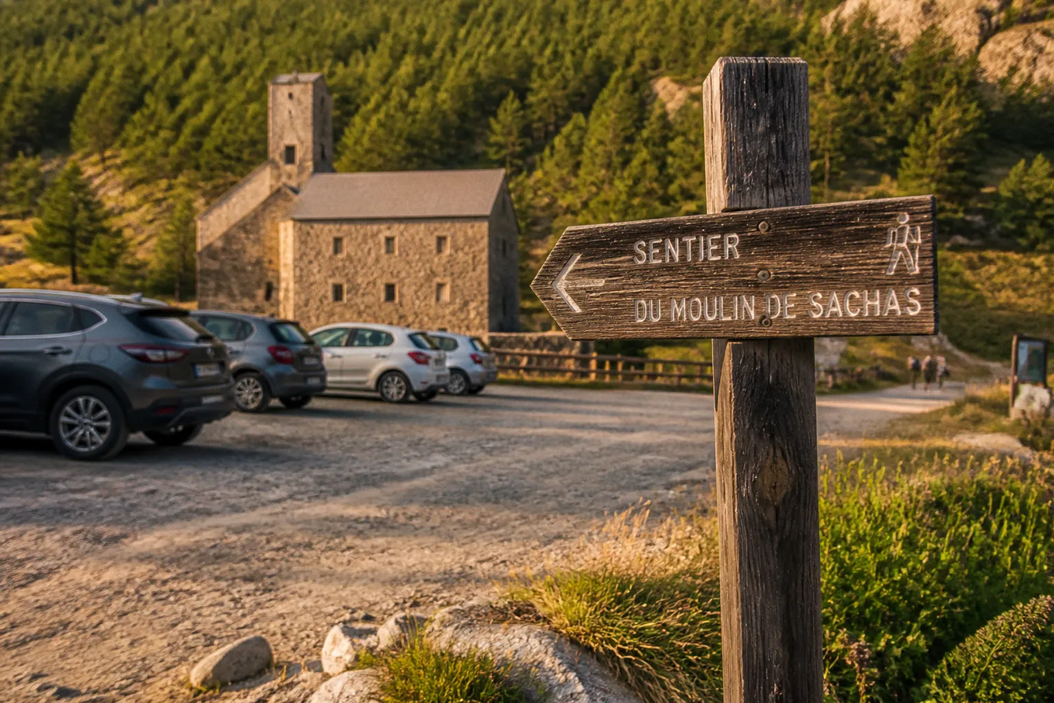 Parking du sentier des Ayes : l'accès le plus simple
