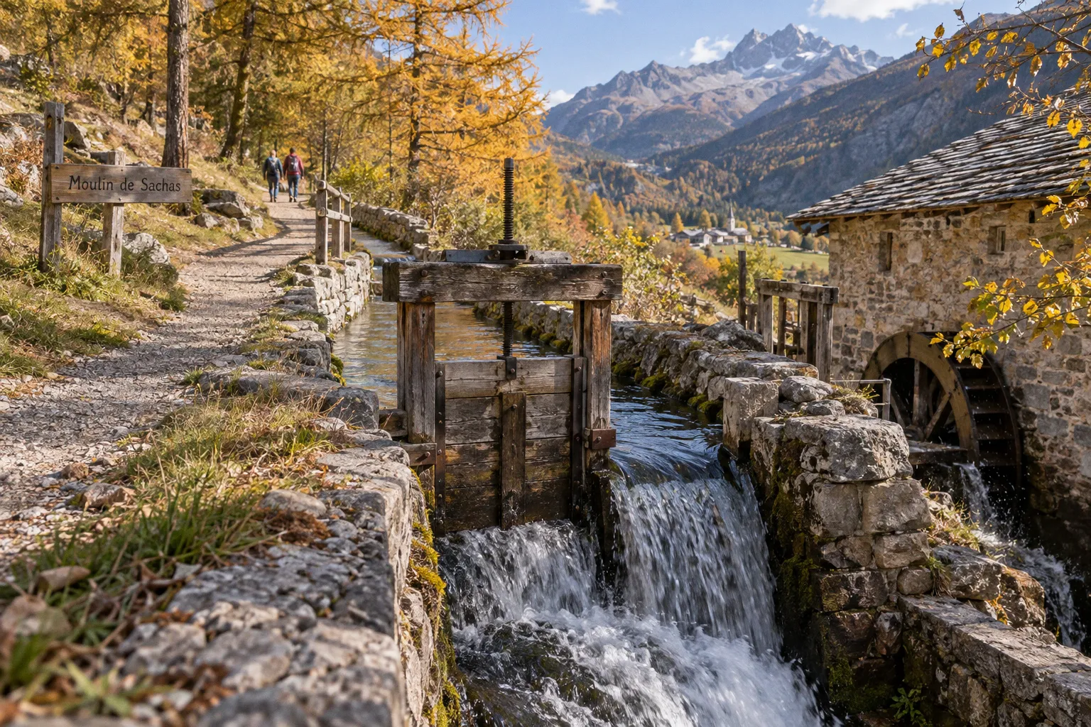 Randonnée vers le Moulin de Sachas : itinéraire et étapes clés