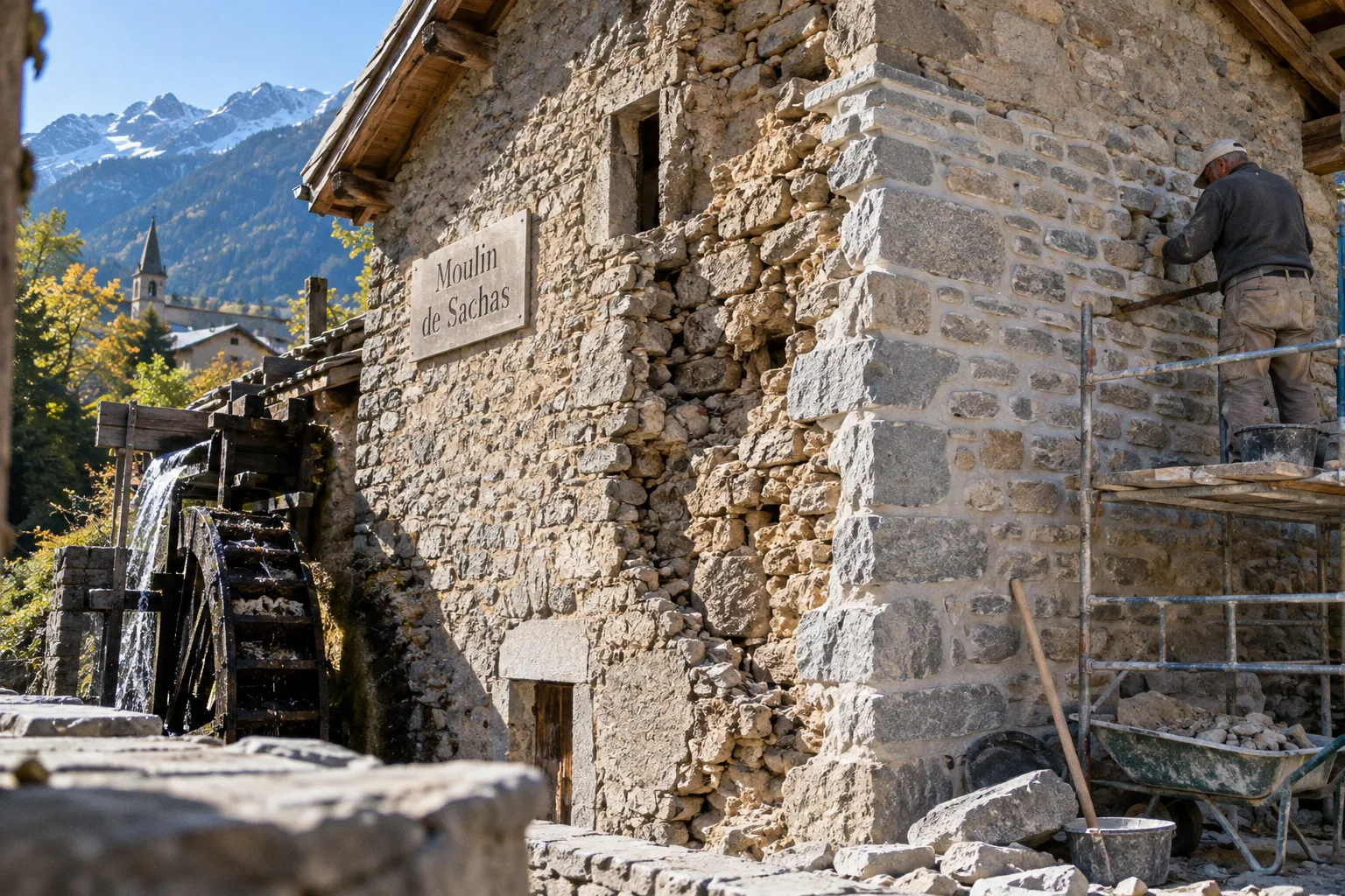 Valorisation du patrimoine à Villard-Saint-Pancrace : avant et après