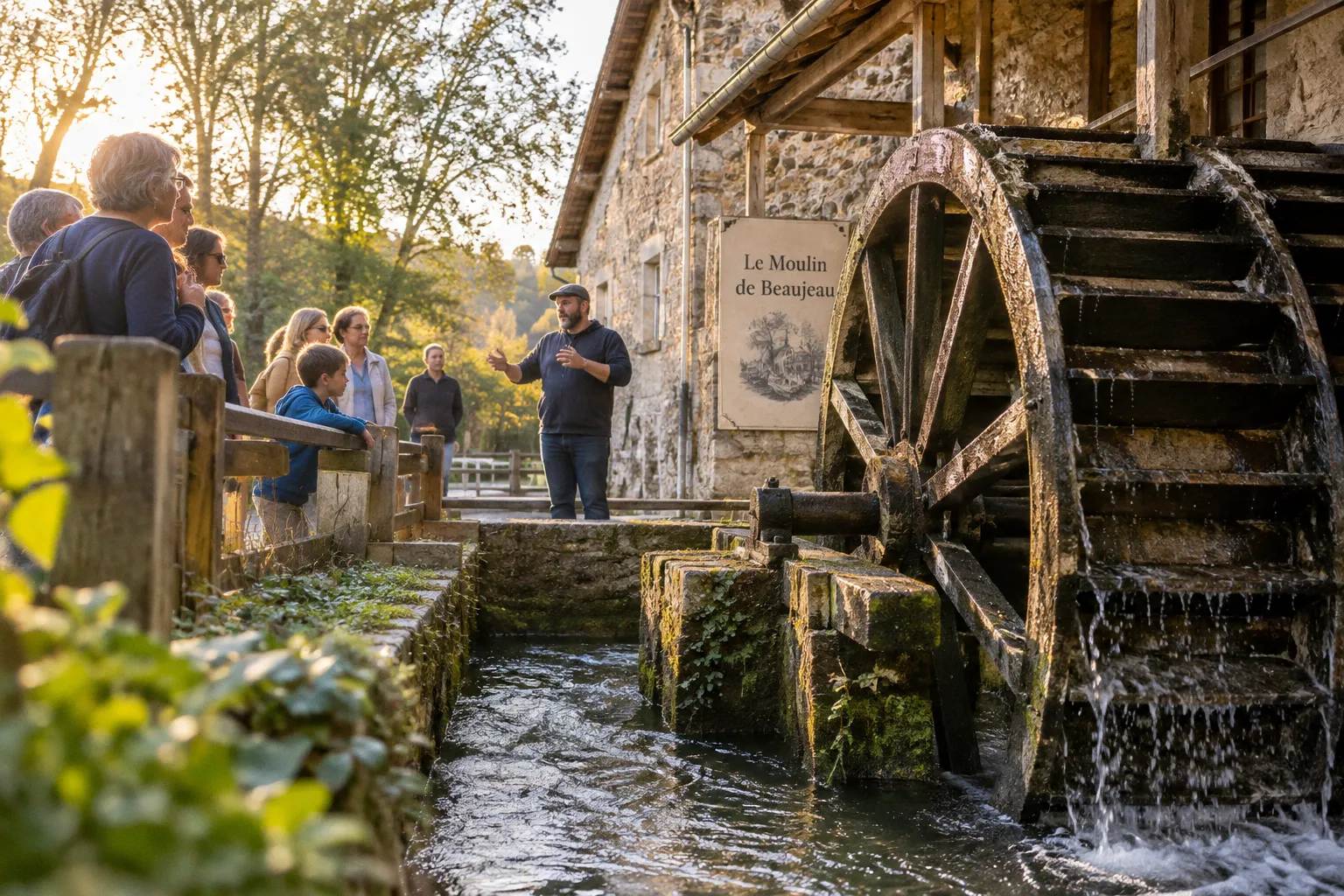 Visite guidée et démonstrations au Moulin de Beaujeau pour les Journées du Patrimoine